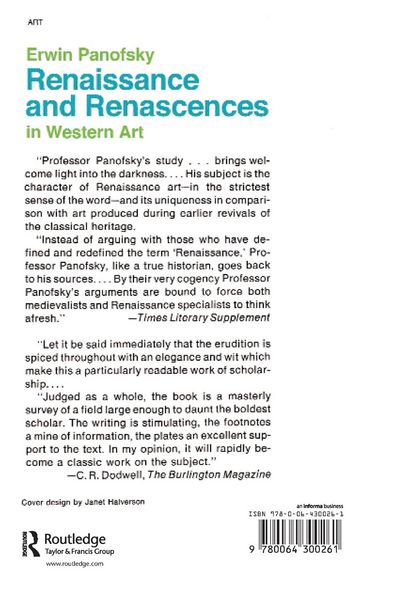 Produktbild: Renaissance And Renascences In Western Art