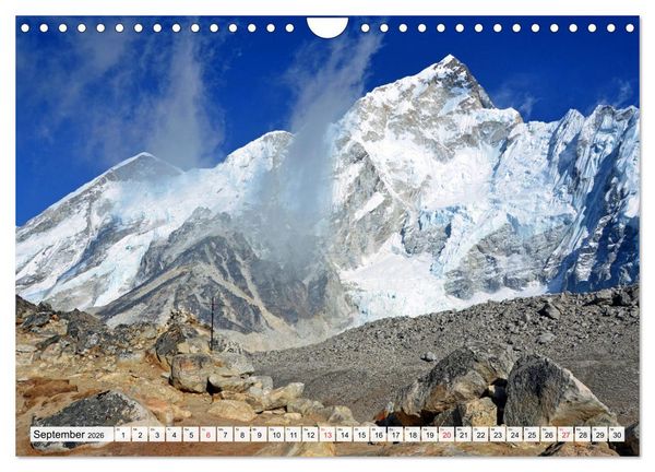 Produktbild: Grandioser Himalaya, Bergriesen in Nepal (Wandkalender 2026 DIN A4 quer), CALVENDO Monatskalender
