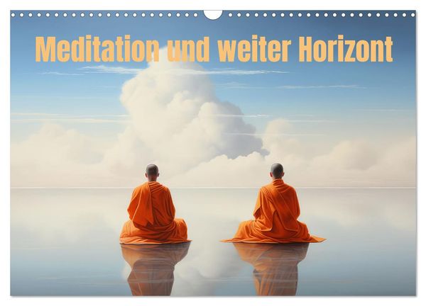 Meditation und weiter Horizont (Wandkalender 2025 DIN A3 quer), CALVENDO Monatskalender