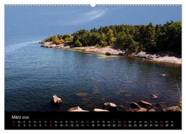 Produktbild: S&uuml;dschwedens Sch&auml;renk&uuml;ste (Wandkalender 2026 DIN A2 quer), CALVENDO Monatskalender