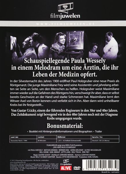 Produktbild: Das Herz muss schweigen - filmjuwelen