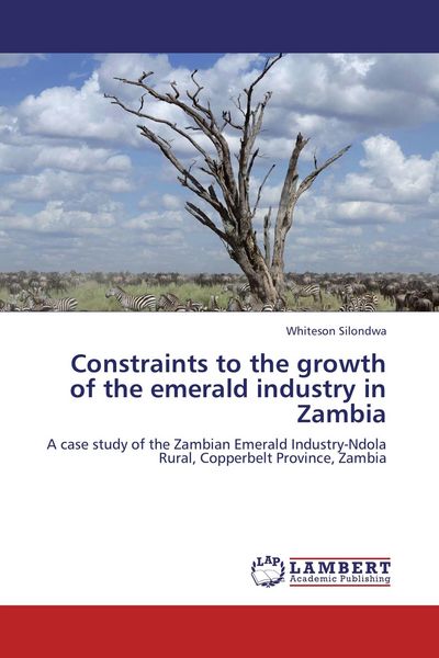 Produktbild: Constraints to the growth of the emerald industry in Zambia