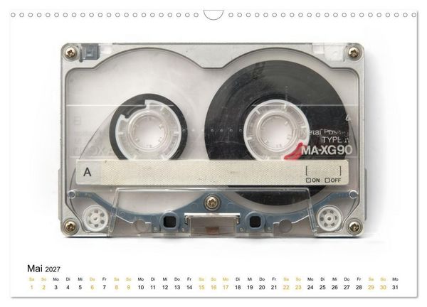 Produktbild: Audio Tapes (Wandkalender 2027 DIN A3 quer), CALVENDO Monatskalender