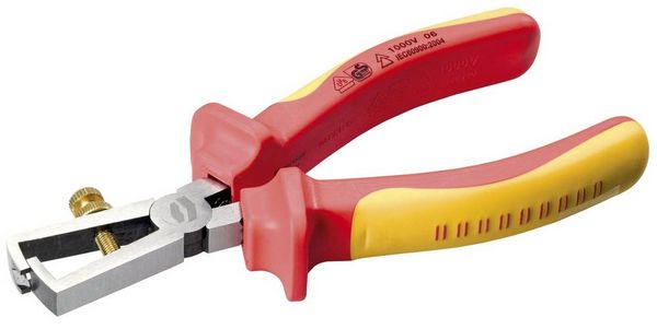 Produktbild: TOOLCRAFT TO-7836567 VDE-Abisolierzange 10mm&sup2; (max)