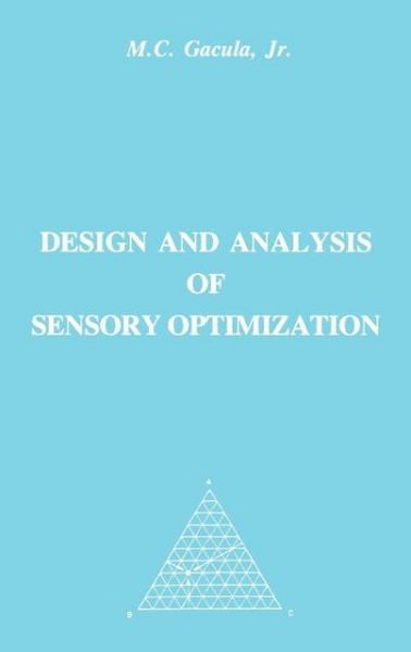 Produktbild: Design and Analysis of Sensory Optimization