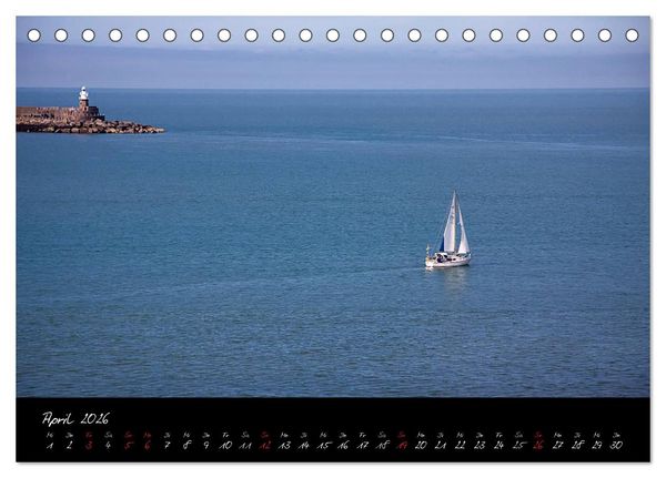 Produktbild: Wales - Pembrokeshire Coast Path (Tischkalender 2026 DIN A5 quer), CALVENDO Monatskalender