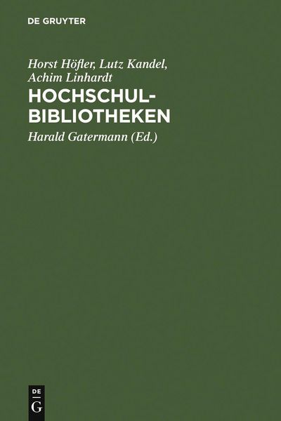 Produktbild: HochschulBibliotheken