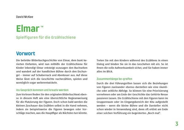 Produktbild: Elmar. Erz&auml;hlschienen-Figurenset