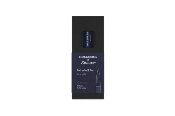 Produktbild: Moleksine Kaweco Roller Pen, Blue, Medium Point (0.7 MM), Black Ink