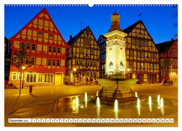 Produktbild: Hofgeismar - Dornr&ouml;schenstadt und Fachwerkh&auml;user (Wandkalender 2026 DIN A2 quer), CALVENDO Monatskalender