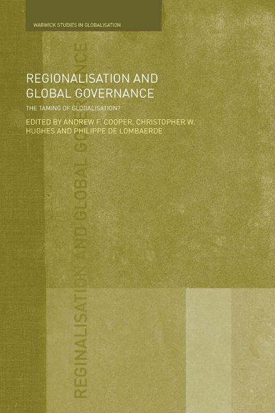 Produktbild: Regionalisation and Global Governance