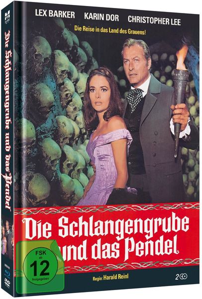 Die Schlangengrube und das Pendel - Limited Mediabook-Edition (+DVD/36-seitiges Booklet/in HD neu abgetastet)