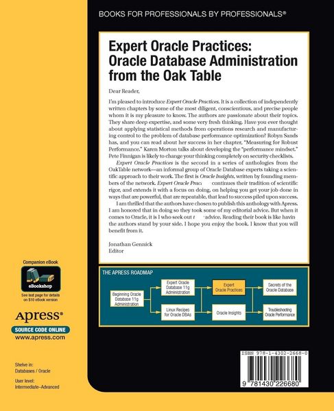 Produktbild: Expert Oracle Practices