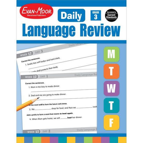 Produktbild: Daily Language Review Grade 3 Te