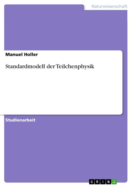 Produktbild: Standardmodell der Teilchenphysik