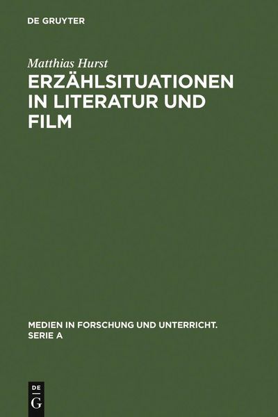Produktbild: Erz&auml;hlsituationen in Literatur und Film
