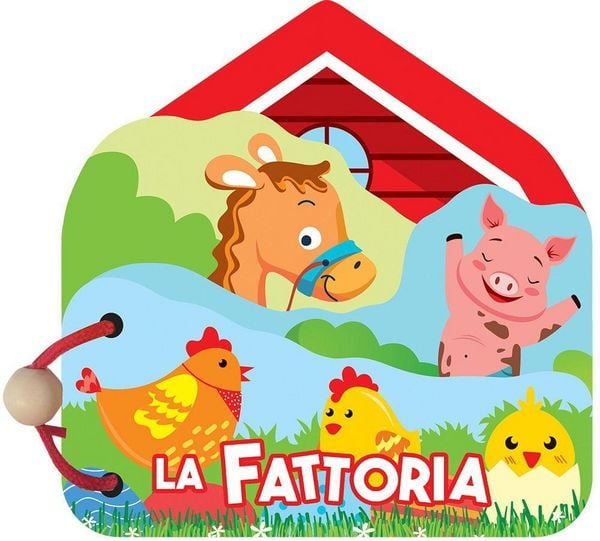 Produktbild: La fattoria. Libri in legno sagomati