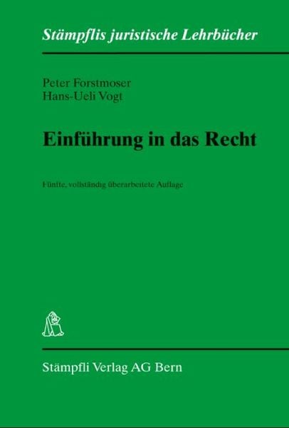 Produktbild: Einf&uuml;hrung in das Recht