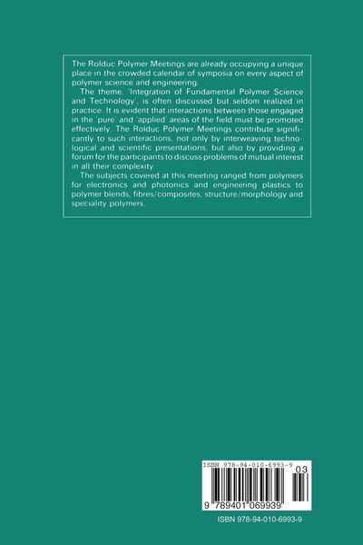 Produktbild: Integration of Fundamental Polymer Science and Technology&mdash;3