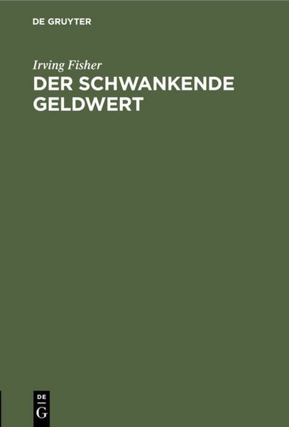 Produktbild: Der schwankende Geldwert