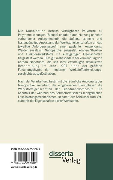 Produktbild: Lokalisierungsverhalten von Carbon-Nanotubes in schmelzegemischten thermoplastischen Polymerblends