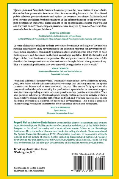 Produktbild: Sports, Jobs, and Taxes