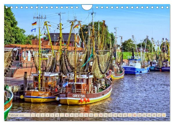 Produktbild: Reise an die Nordsee - Greetsiel (Wandkalender 2026 DIN A4 quer), CALVENDO Monatskalender