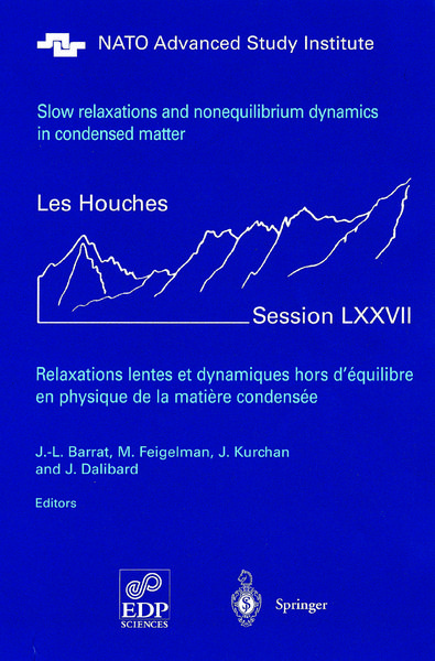Produktbild: Slow Relaxations and Nonequilibrium Dynamics in Condensed Matter
