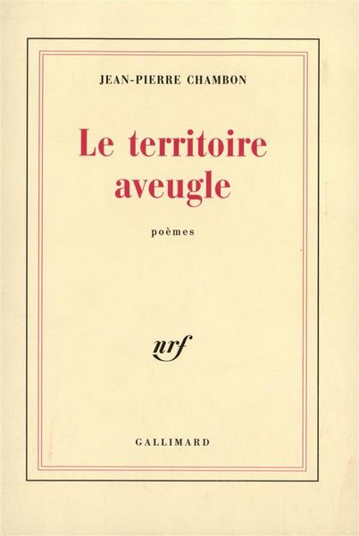 Produktbild: Le territoire aveugle