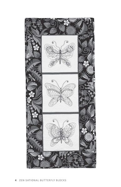 Produktbild: Zen-Sational Butterfly Blocks Quilt Pattern