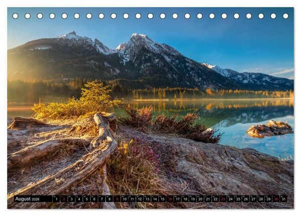 Produktbild: Bayerische Landschaften (Tischkalender 2026 DIN A5 quer), CALVENDO Monatskalender