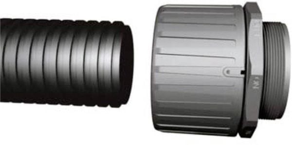Produktbild: HellermannTyton 166-21005 HG28-S-M25 Schlauchverschraubung Schwarz M25 22.80mm Gerade 1St.