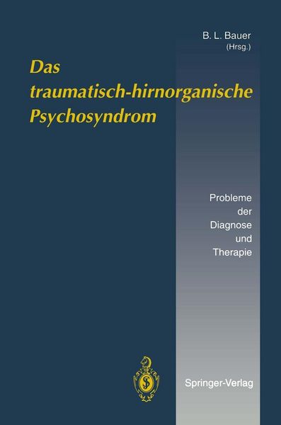 Produktbild: Das traumatisch-hirnorganische Psychosyndrom