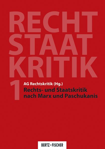 Produktbild: Rechts- und Staatskritik nach Marx und Paschukanis
