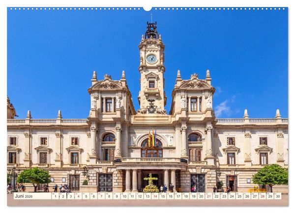 Produktbild: Zauberhaftes Valencia (Wandkalender 2026 DIN A2 quer), CALVENDO Monatskalender