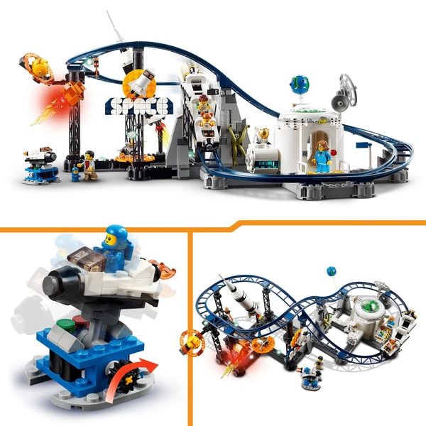 LEGO Creator 3-in-1 31142 Weltraum-Achterbahn, Kirmes-Spielzeug