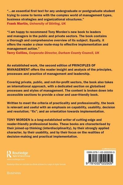 Produktbild: Principles of Management