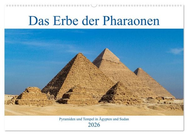 Produktbild: Das Erbe der Pharaonen (Wandkalender 2026 DIN A2 quer), CALVENDO Monatskalender