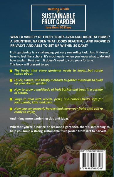 Produktbild: Beating a Path to a Sustainable Fruit Garden in Less Than 30 Days