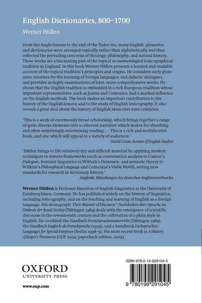 Produktbild: English Dictionaries 800-1700