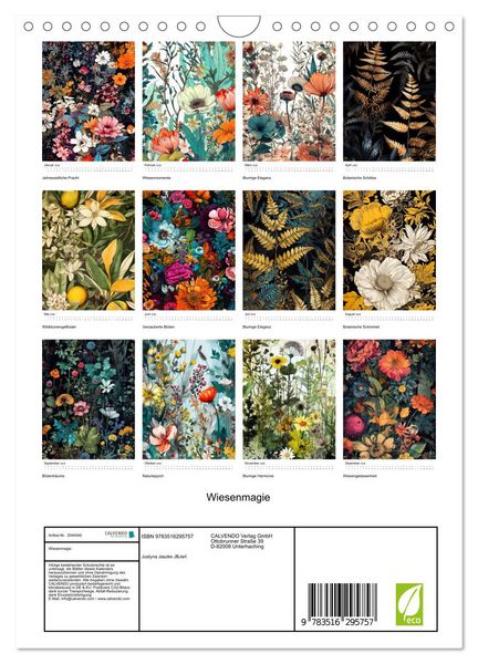 Produktbild: Wiesenmagie (Wandkalender 2026 DIN A4 hoch), CALVENDO Monatskalender