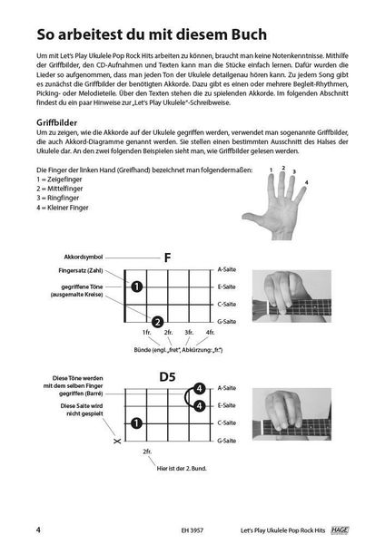 Produktbild: Let's Play Ukulele Pop Rock Hits (mit 2 CDs)