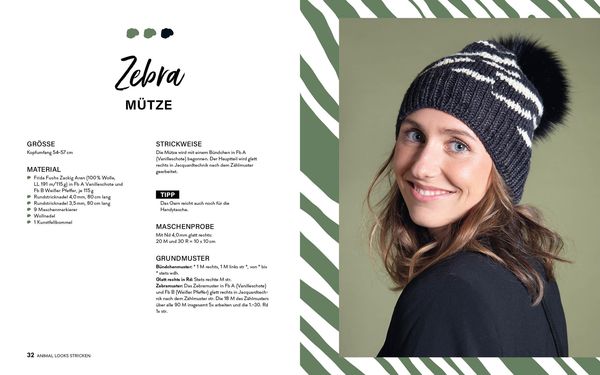 Produktbild: Animal Looks stricken &ndash; Fashion-Safari mit Kleidung, T&uuml;chern und mehr
