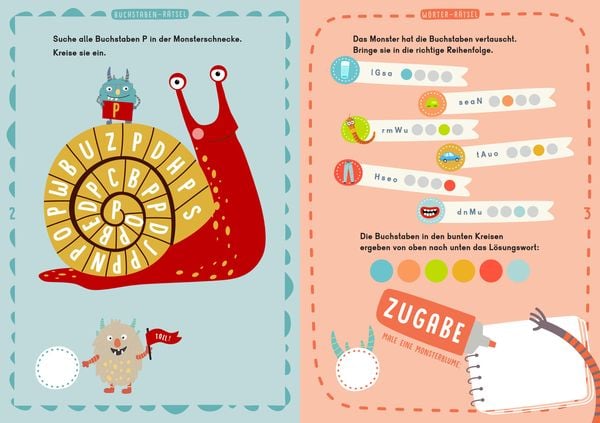 Produktbild: Leser&auml;tsel f&uuml;r mutige Kinder - Die Monster sind los! - ab 6 Jahren