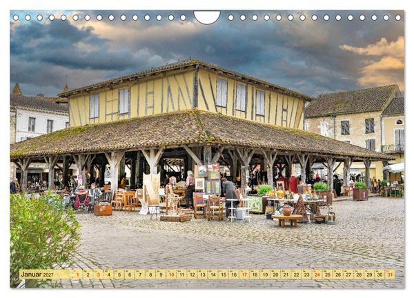 Produktbild: Gascogne, ein St&uuml;ck Paradies (Wandkalender 2027 DIN A4 quer), CALVENDO Monatskalender