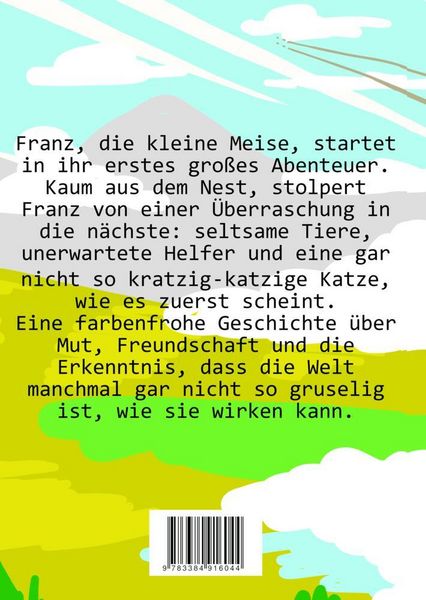 Produktbild: Franz die Meise geht auf eine Reise - ein Buch zum Vorlesen und Selbstlesen f&uuml;r Kinder