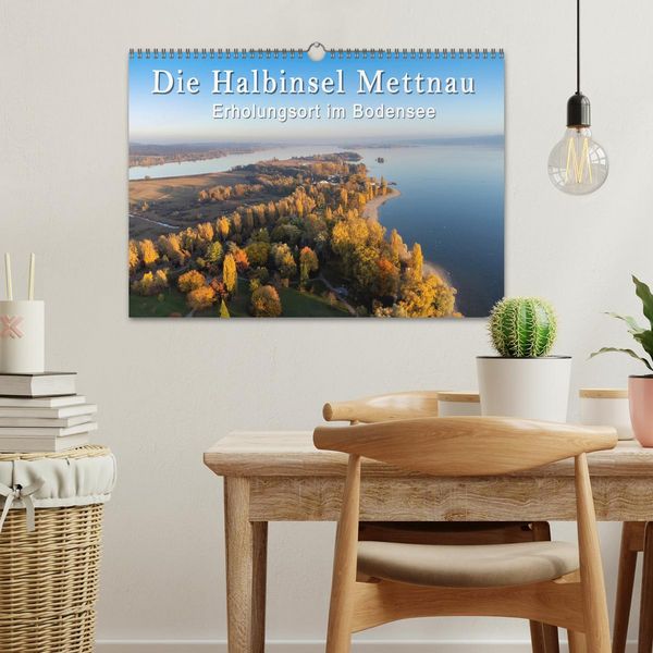 Produktbild: Die Halbinsel Mettnau - Erholungsort im Bodensee (Wandkalender 2026 DIN A3 quer), CALVENDO Monatskalender