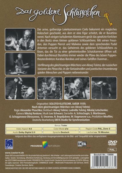 Produktbild: Das goldene Schl&uuml;sselchen