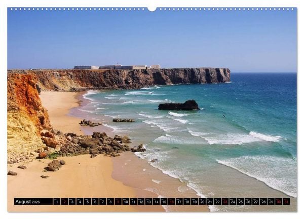 Produktbild: Algarve - The most beautiful European coast (High Quality Premium Wall Calendar 2026 DIN A2 landscape),CALVENDO 12 Month Wall Calendar