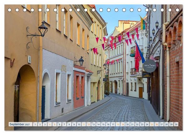 Produktbild: Nordischer Glanz &ndash; Tallinn - Riga - Vilnius (Tischkalender 2027 DIN A5 quer), CALVENDO Monatskalender